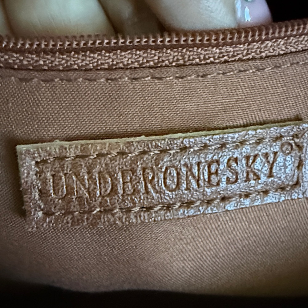 Under One Sky Brown Textured Bag - Picture 6 of 11